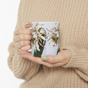Open image in slideshow, Vintage Flower Botanical [Epiphyllum-Thomasianum] Print Ceramic Mug 11oz
